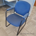 Blue Side Reception Guest Chairs with Padded Arms
